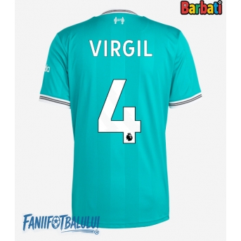 Liverpool Virgil van Dijk #4 Tricou Fotbal Replică 2025-26 Barbati Treilea